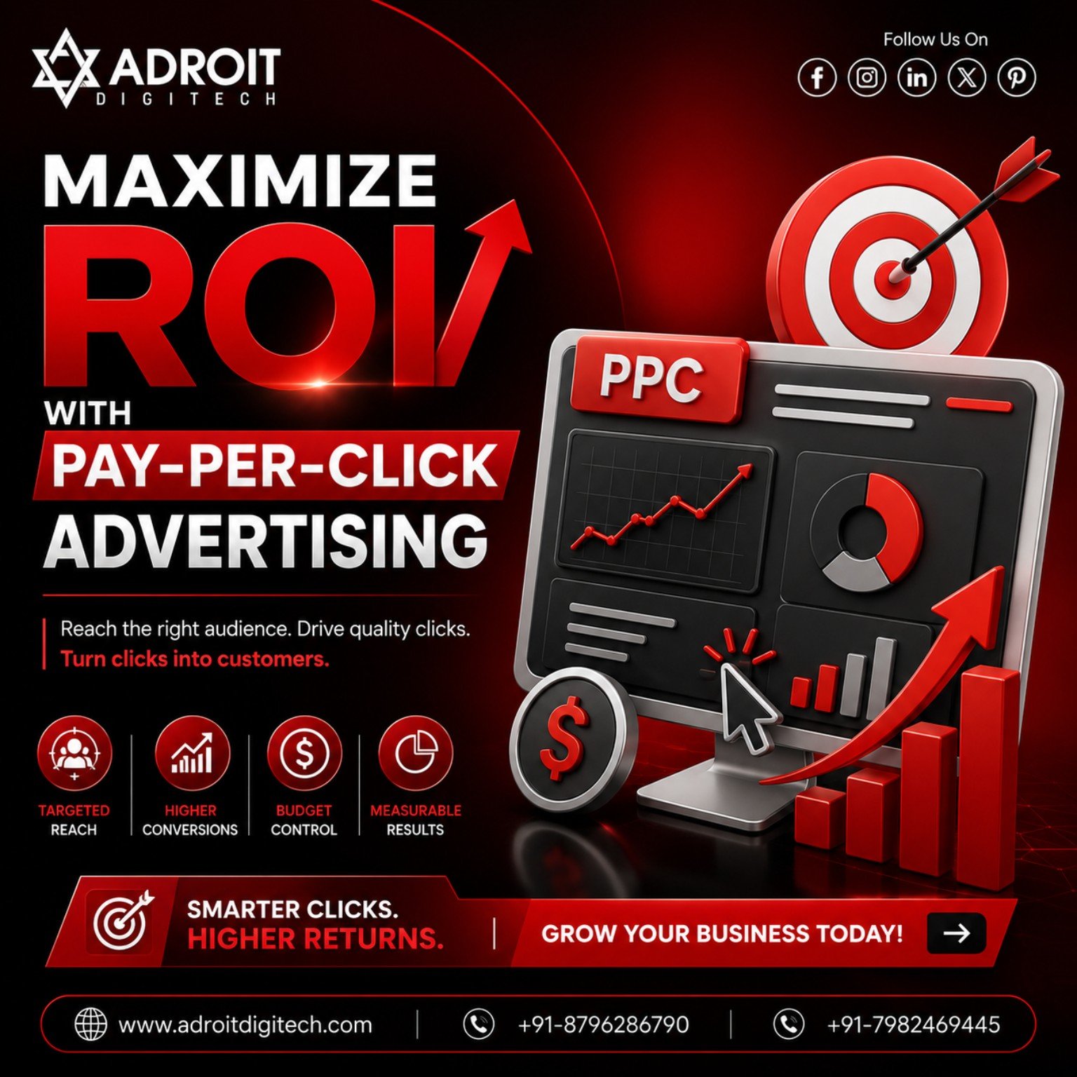Maximize ROI with Pay-Per-Click Advertising services in Delhi