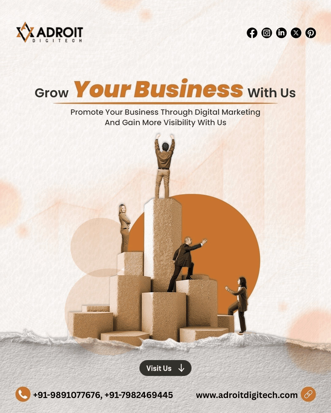 Grow Your Business with Adroit Digitech – The Best Digital Marketing Agency in Delhi NCR