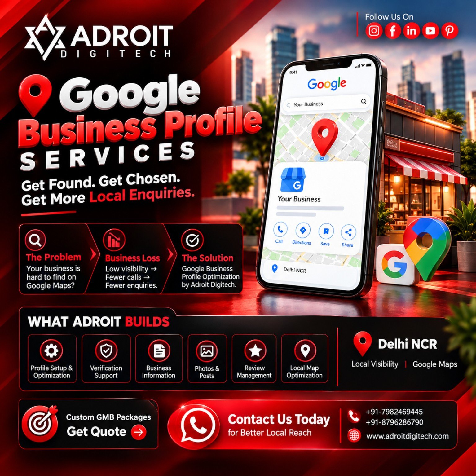 Google Business Profile Services for local businesses in Delhi NCR