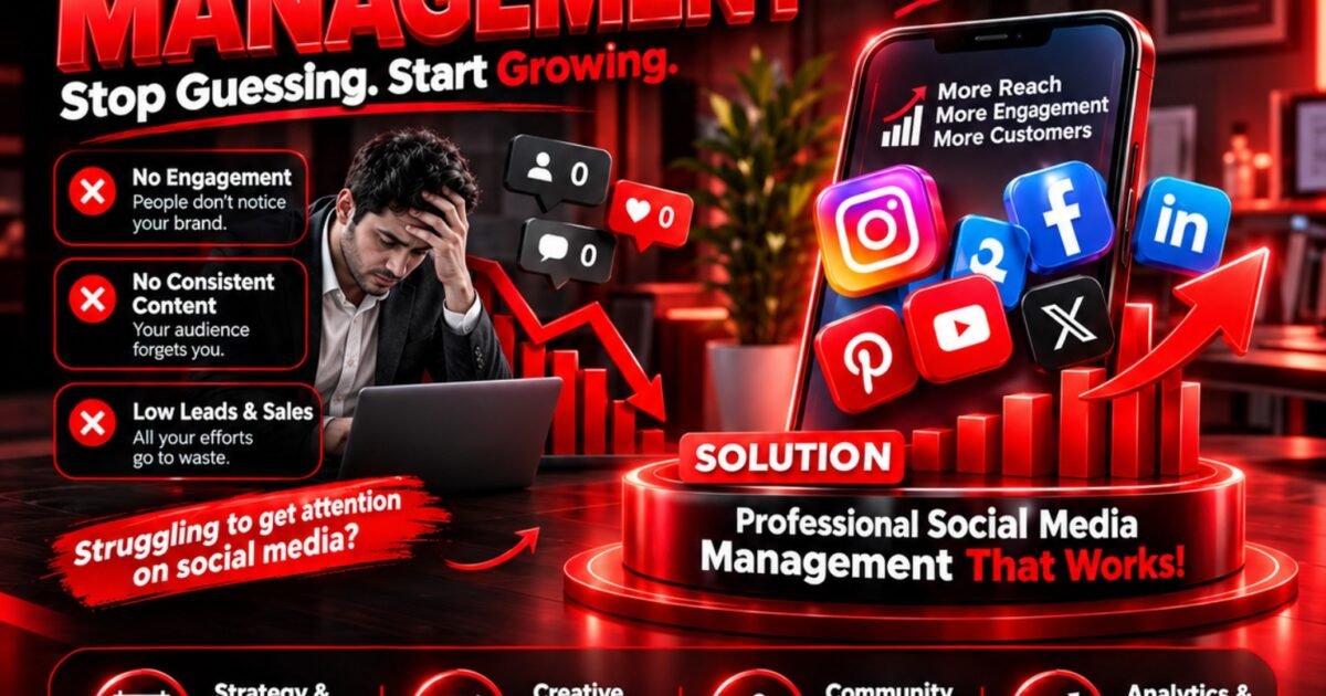 Professional social media management in Delhi for business growth and lead generation