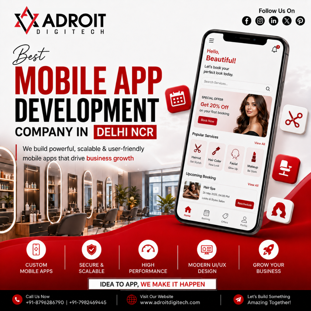 Best mobile app development company in Delhi NCR building scalable custom mobile apps