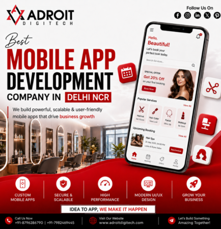 Best mobile app development company in Delhi NCR building scalable custom mobile apps