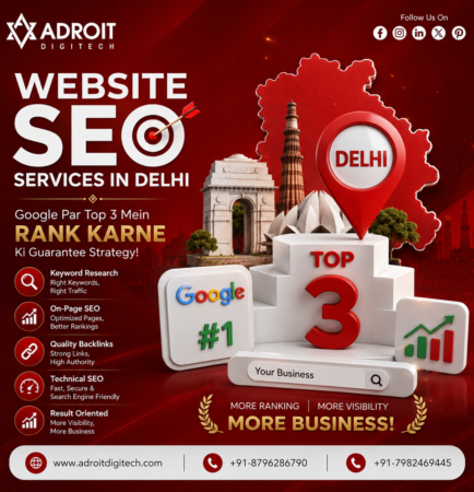 Website SEO Services in Delhi – Google Top 3 Ranking Strategy