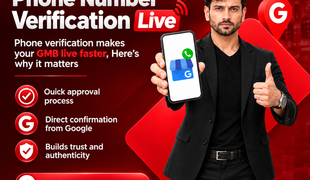 Adroit Digitech Google Business Profile phone number verification guide for businesses.