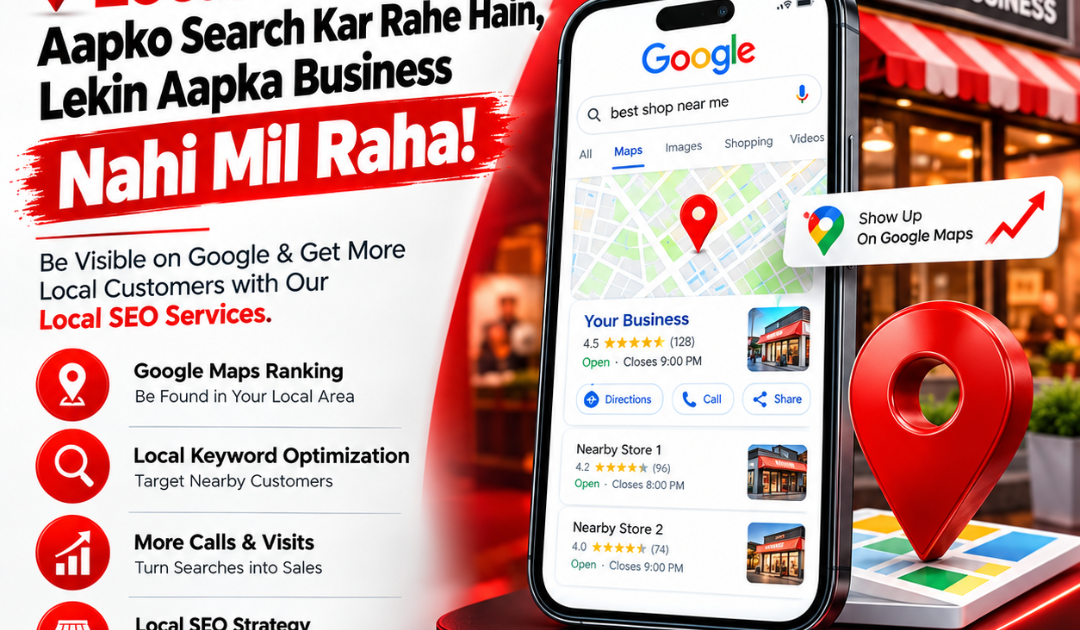 Adroit Digitech local SEO services for improving Google Maps visibility and helping businesses reach nearby customers.